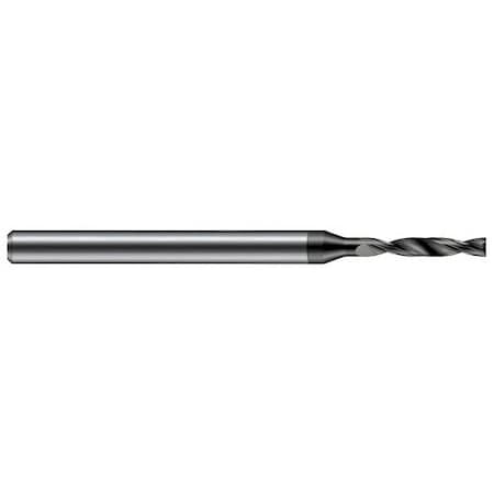 Harvey Tool 3.000 mm Drill dia x 14.500 mm Flute Length Carbide HP Drill for Flat Bottom, 2 Flutes FBF1181-C3
